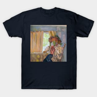 Mum's Cozy Coffee Retreat T-Shirt